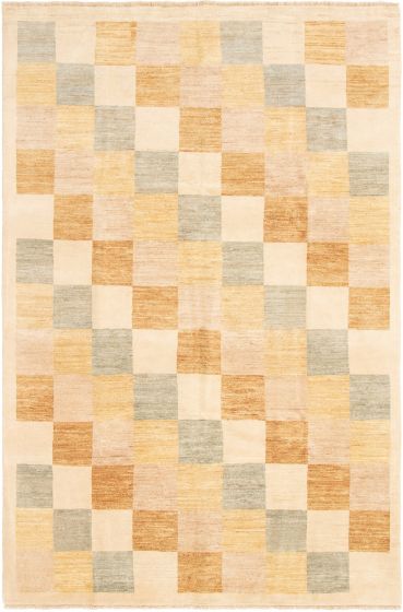 Afghan Finest Ziegler Chobi 6'6" x 9'9" Hand-knotted Wool Rug 