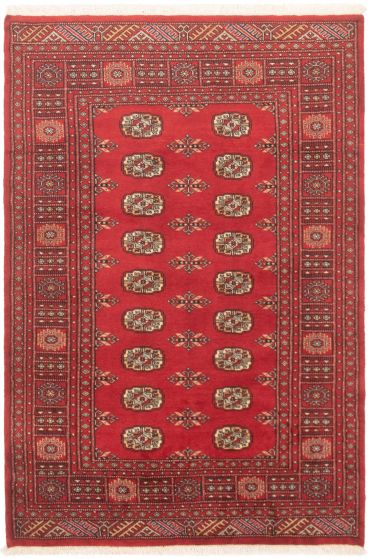Tapis peshawar bokhara 4'1" x 6'1" en laine