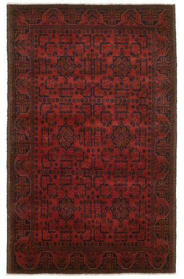 Afghan Finest Khal Mohammadi 4'3" x 6'6" Hand-knotted Wool Rug 