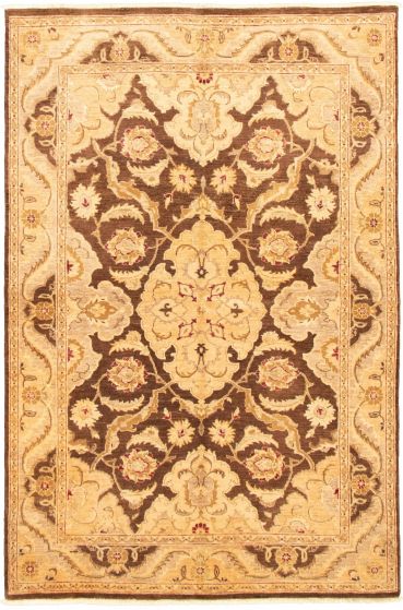 Pakistani Peshawar Oushak 6'0" x 9'1" Hand-knotted Wool Rug 