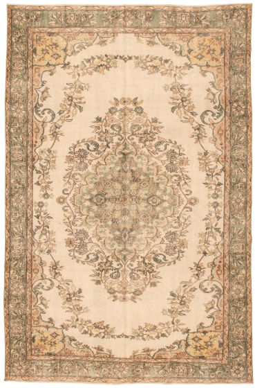 Tapis melis vintage 6'4" x 9'6" en laine