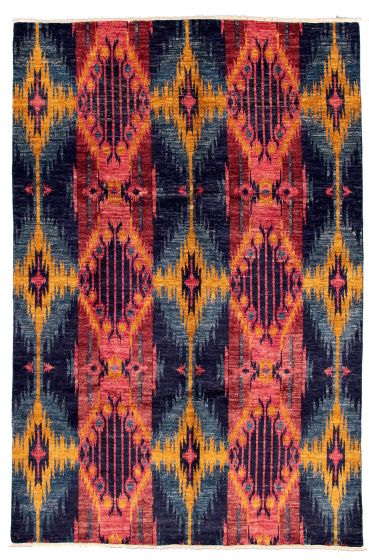 Pakistani Shalimar 8'0" x 12'0" Hand-knotted Wool Rug 