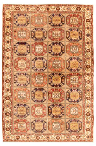 Turkish Kayseri Vintage 6'6" x 9'8" Hand-knotted Wool Rug 