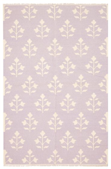 Turkish Ankara FW 5'1" x 7'10" Flat-Weave Wool Kilim 