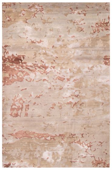 Indian Legacy 5'5" x 8'6" Hand-knotted Silk, Wool Rug 