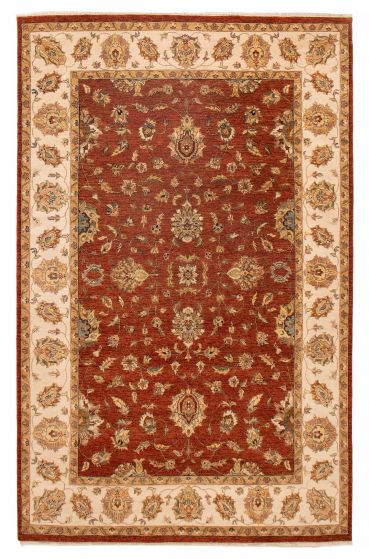 Indian Jamshidpour 6'6" x 10'0" Hand-knotted Wool Rug 
