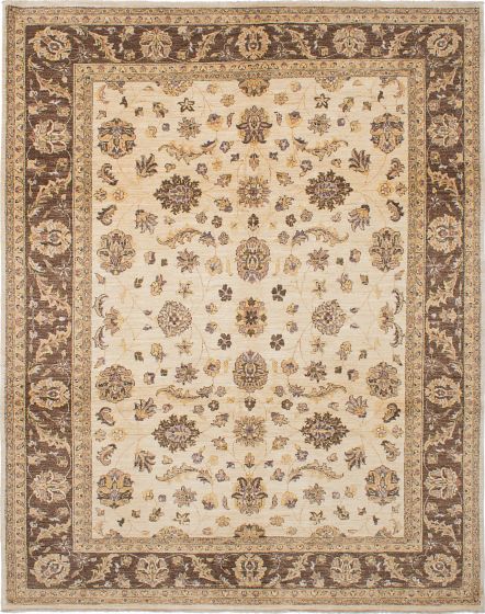 Pakistani Peshawar Oushak 8'2" x 10'4" Hand-knotted Wool Rug 