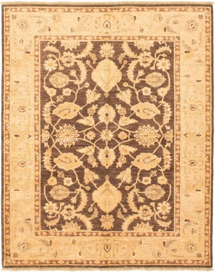 Afghan Chobi Finest 5'0" x 6'7" Hand-knotted Wool Rug 