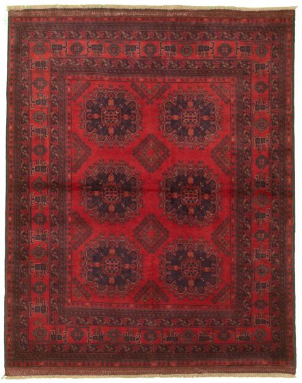 Afghan Finest Khal Mohammadi 4'11" x 6'4" Hand-knotted Wool Rug 