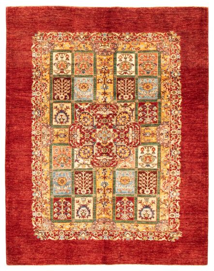 Afghan Chobi Finest 4'11" x 6'3" Hand-knotted Wool Rug 