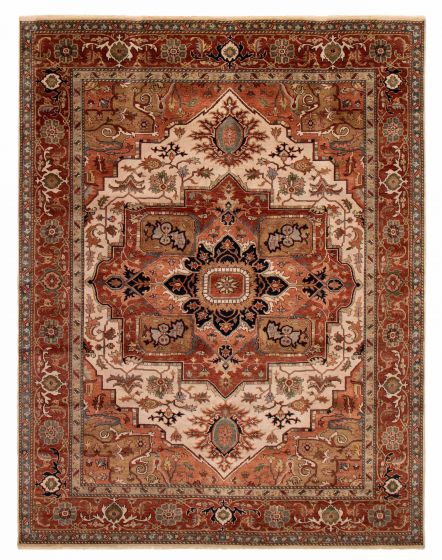 Indian Jules Sultane 8'11" x 11'8" Hand-knotted Wool Rug 