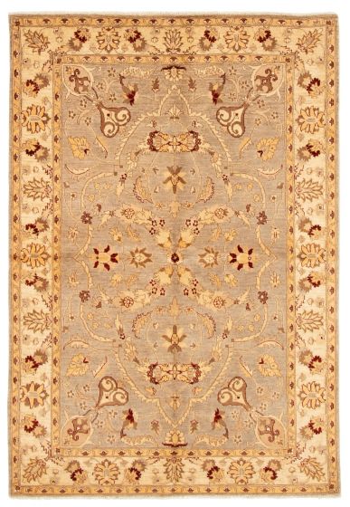 Afghan Chobi Finest 6'0" x 8'10" Hand-knotted Wool Rug 