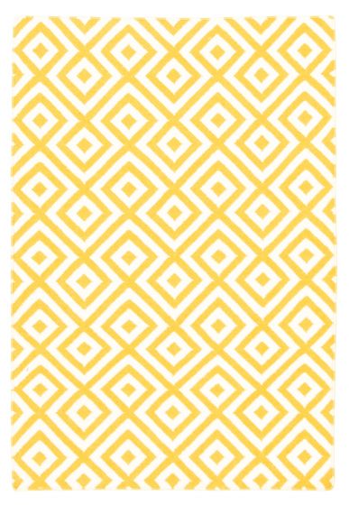 Indian Marrakech 4'0" x 6'0" Flat-Weave Wool Kilim 