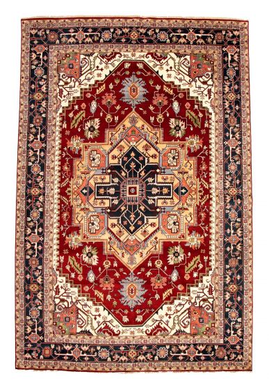 Indian Serapi Heritage 12'0" x 17'6" Hand-knotted Wool Rug 