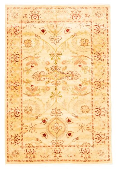 Turkish Antalya Vintage 5'10" x 8'10" Hand-knotted Wool Rug 