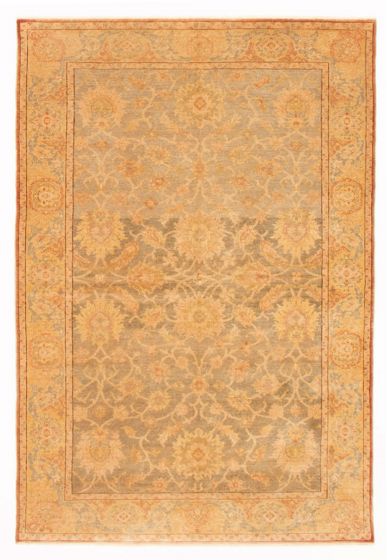 Turkish Antalya Vintage 6'2" x 8'11" Hand-knotted Wool Rug 