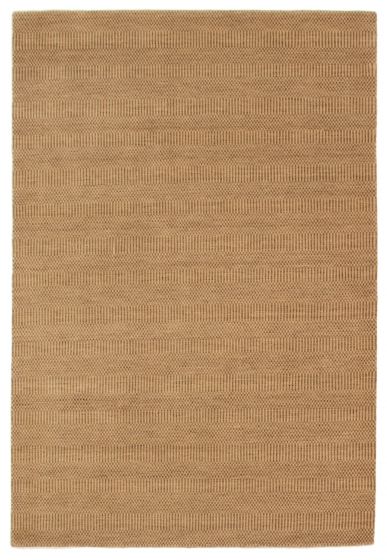 Indian Silk Shadow 5'4" x 7'9" Hand Loomed Wool Rug 