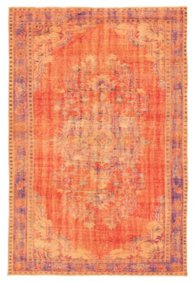 Turkish Melis Vintage 5'11" x 8'10" Hand-knotted Wool Rug 