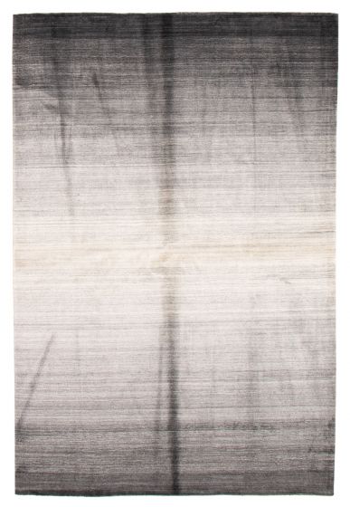 Indian Ananda 6'0" x 9'0" Hand Loomed Viscose Rug 