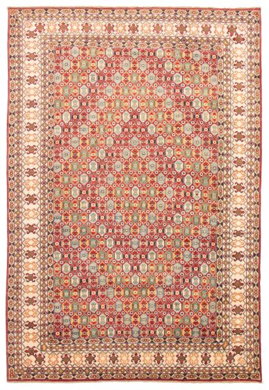 Afghan Finest Ghazni 8'3" x 11'11" Hand-knotted Wool Rug 