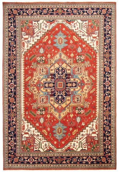 Indian Serapi Heritage 11'9" x 17'8" Hand-knotted Wool Rug 