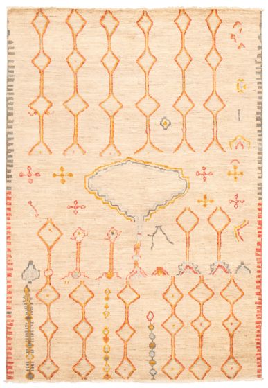 Pakistani Pak Finest Marrakesh 7'8" x 11'0" Hand-knotted Wool Rug 