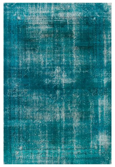 Turkish Color Transition 6'8" x 10'2" Hand-knotted Wool Rug 