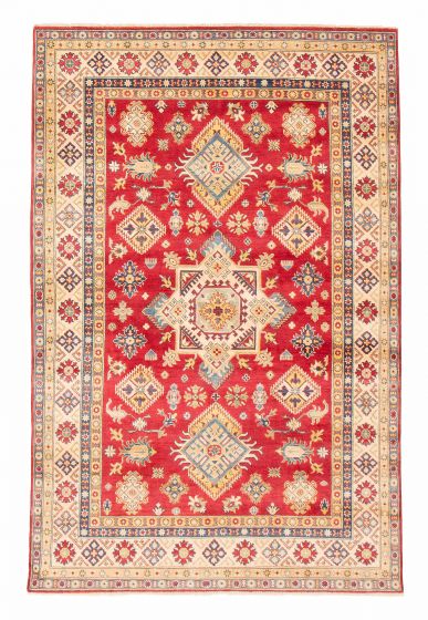 Afghan Finest Ghazni 6'6" x 9'9" Hand-knotted Wool Rug 