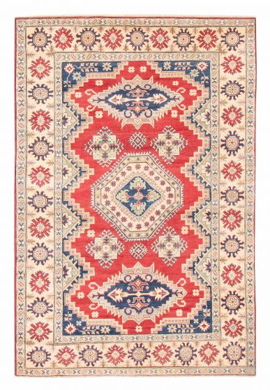 Afghan Finest Ghazni 6'8" x 9'10" Hand-knotted Wool Rug 