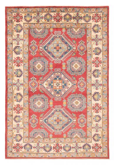 Afghan Finest Ghazni 6'7" x 9'5" Hand-knotted Wool Rug 