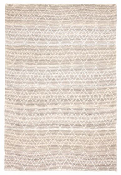 Indian Sienna 6'1" x 8'11" Braid weave Wool Rug 