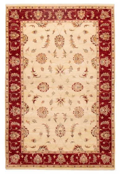 Indian Jamshidpour 6'7" x 9'9" Hand-knotted Wool Rug 