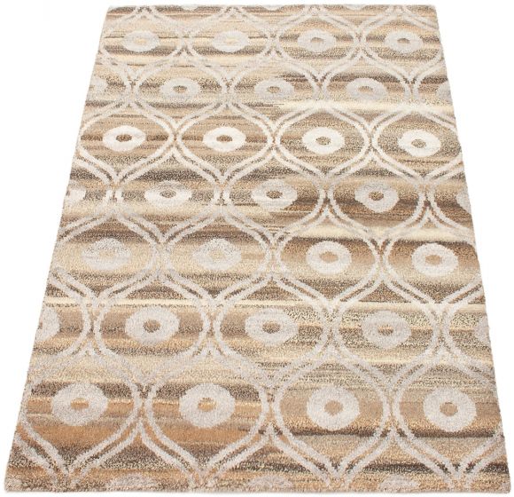 Indian Tangier 5'3" x 7'10" Hand-knotted Wool Rug 