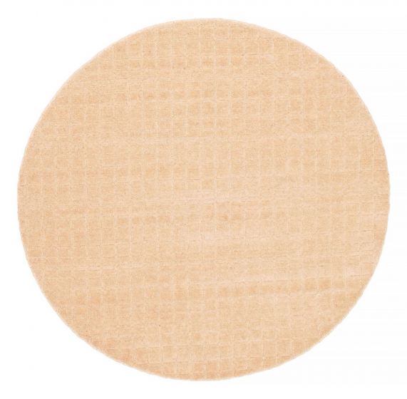 Indian Ananda 5'3" x 5'3" Hand Loomed Wool Rug 