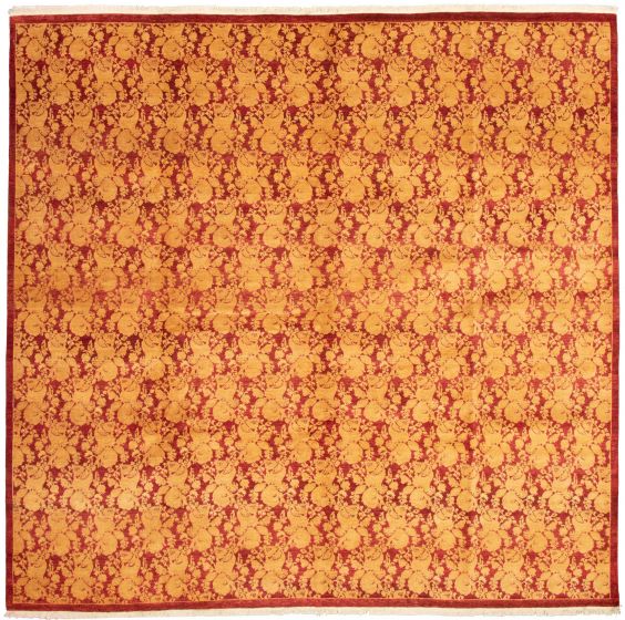 Pakistani Pako Persian 18 Of 20 10'0" x 10'1" Hand-knotted Wool Rug 