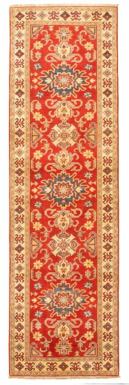 Afghan Finest Ghazni 2'9" x 9'8" Hand-knotted Wool Rug 