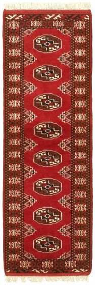 Turkmenistan Turkman 2'1" x 6'3" Hand-knotted Wool Rug 
