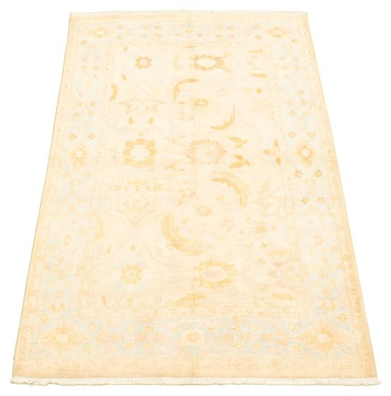 Pakistani Peshawar Oushak 5'1" x 8'4" Hand-knotted Wool Rug 