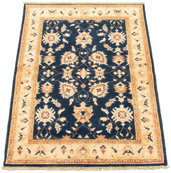 Afghan Chobi Finest 4'0" x 6'0" Hand-knotted Wool Rug 