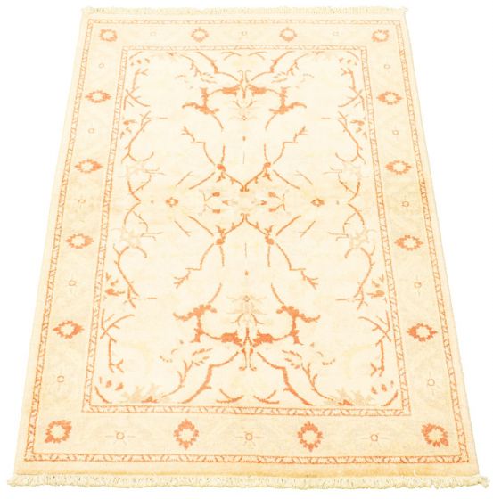 Afghan Chobi Finest 4'3" x 6'3" Hand-knotted Wool Rug 