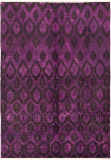 Indian Vibrance 6'0" x 8'5" Hand-knotted Wool Rug 