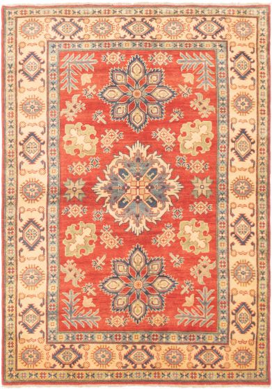 Afghan Finest Ghazni 4'9" x 6'9" Hand-knotted Wool Rug 