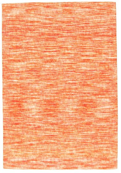 Indian Collage 4'0" x 6'0" Handmade Chenille Rug 