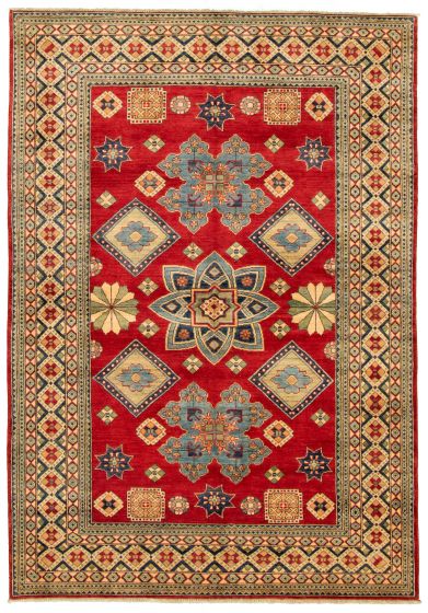 Afghan Finest Ghazni 6'7" x 9'7" Hand-knotted Wool Rug 