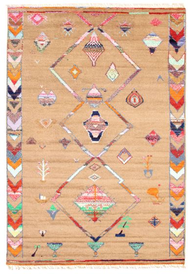Pakistani Pak Finest Marrakesh 8'10" x 12'6" Hand-knotted Wool Rug 