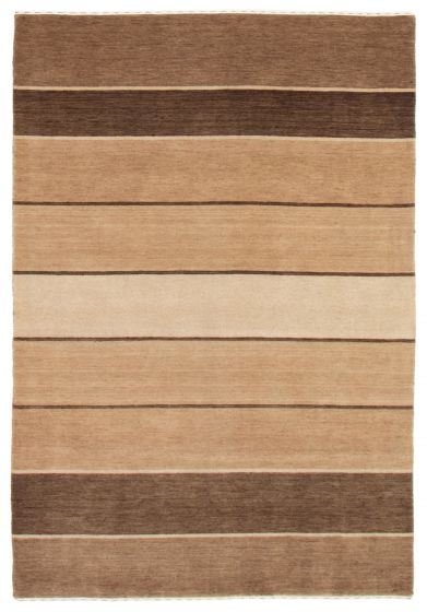 Indian Ananda 5'2" x 7'4" Hand Loomed Wool Rug 