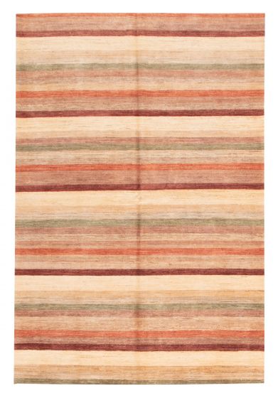 Pakistani Finest Peshawar Ziegler 6'2" x 9'0" Hand-knotted Wool Rug 