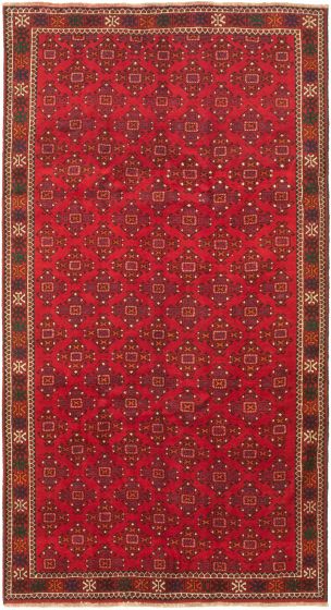 Persian Style 5'1" x 9'7" Hand-knotted Wool Rug 