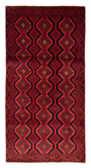Afghan Royal Baluch 3'1" x 6'2" Hand-knotted Wool Rug 