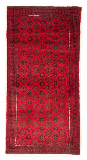 Afghan Royal Baluch 3'8" x 6'10" Hand-knotted Wool Rug 